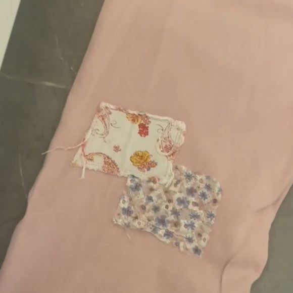 POL VINTAGE PATCH DRAWSTRING PANTS!!! Absolutely adorable! QUALITY!!! L - Picture 2 of 9